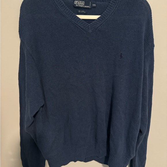 Polo Ralph Lauren Other - Polo by Ralph Lauren Men's Deep Blue V-Neck Sweater